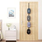 HapiRm Over Door Hat Rack - Hat Organizer with 4 Hooks Design, Hanging Baseball Cap Organizer Storage Holds Up to 20 Caps for