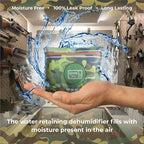 Reusable Gun Safe Dehumidifier - The Ultimate Desiccant Bags Solution for Gun Safes, Closets, and More (8-Pack) - Prevent Exc