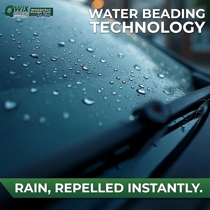 Rain Shield Windshield Washer Fluid Concentrate, 1 Bottle makes 32 Gallons– Repels Rain