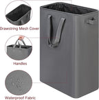 efluky Slim Laundry Basket, Narrow Laundry Hamper with Handles, Collapsible Dirty Clothes Hamper, Tall Laundry Bin for Laundr