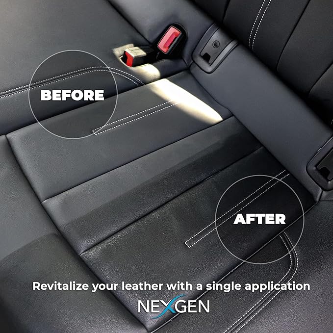 Nexgen Car Leather Conditioner - Quick Spray Interior Conditioner and Leather Restorer - Gentle Liquid Formula, Multi-Purpose