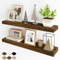 Fun Memories Floating Shelves for Wall, 36Inch Floating Shelves Set of 2, Hanging Shelf with Invisible Brackets, Bathroom She