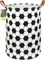 HUNRUNG Laundry Hamper,Large Canvas Fabric Lightweight Storage Basket Toy Organizer Dirty Clothes Collapsible Waterproof for 