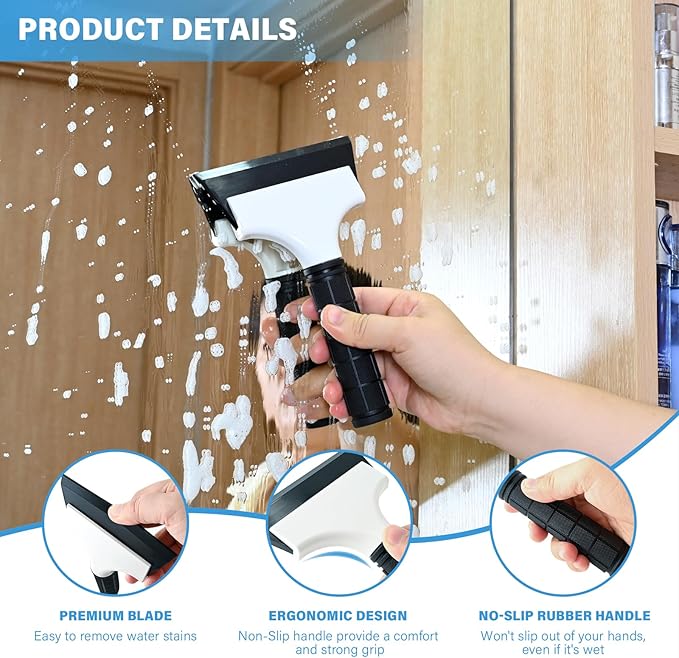 Gomake Window Tint Dash Cover Towel Absorbent Car Dashboard Protection Microfiber Towel Strand Soak Rope Car Windshield Back Window Tinting Tools with Bulldozer Squeegee Scrubber Paddle Squeegee