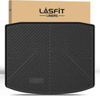 LASFIT Cargo Mat for Honda CR-V 2017-2022 (EX-L/EX/Touring/LX/Special Edition), All Weather Custom Fit TPE Trunk Mat Trunk Liner Cargo Liner Cargo Tray in Lower Position, Black (Not for Hybrid)