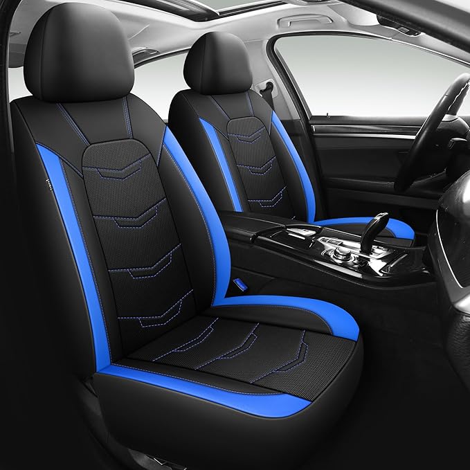 Seat Cover,Sport and Breathable Seat Covers, Anti-Slip Universal Fit Automotive for Cars Sedan SUV and Truck(2 Pieces,Front S
