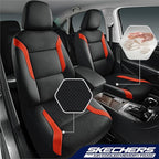 Skechers Memory Foam Car Seat Covers, Air Cool Mesh Thick Seat Covers, Car Seat Full Sets, Airbag Compatible, Automotive Comf