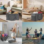 50L Utility Tote Bag Reusable Grocery Shopping Bag