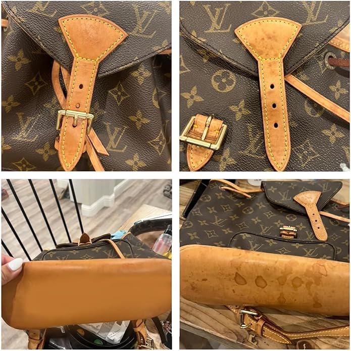 Leather Cleaner & Moisturizer Set for Louis Vuitton, Shine Your Louis Vuitton and Smell New, Gently Soften and Rejuvenate Vac