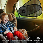 1 Pack Car Window Shades for Baby - Rotatable Sun Visor for Side Window, Fits Driver/Passenger/Rear Windows, Mesh Sun
