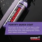Car Wax Spray and Ceramic Coating for Cars - 3 in 1 Waterless Car Wash and Detailing - Quick Effect Coating Agent for Car - High Gloss Car Coating Spray, Shiny Car Stuff by Shine Armor - 8FlOz