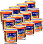 Auto Dynasty - Pack of 12 My Shaldan Japanese Car Cup-Holder Natural Air Freshener Cans (Orange Scented)