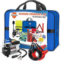 Emergency Car Kit,Roadside Emergency Tool Kit for Vehicle Truck with Air Compressor Jumper Cable First Aid Kit,Winter Auto Ro
