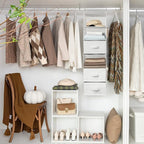 GRANNY SAYS 6-Shelf Hanging Organizer for Closet, Separable to 2 Pack 3-Shelf Hanging Shelves, Organization and Storage with 