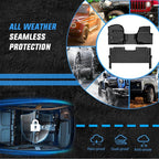 Nilight TPE Floor Mats for Ford F250 F350 F450 F550 Super Duty Crew Cab Bench Seat 2017 2018 2019 2020 2021 2022 2023 2024 2025 2026 All Weather Custom Fit Heavy Duty Floor Liners