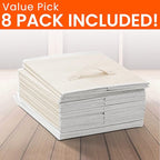 Criusia Storage Cubes - 11 Inch Heavy Duty Fabric Storage Bins for Shelves Closet Cube Organizer - 8 Pack Collapsible Cube St