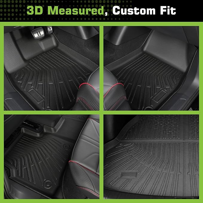 Floor Mats for Chevy Cruze 2011-2015 & Cruze Limited 2016, Heavy Duty TPE Waterproof Non-Slip All Weather Protection Custom, Floor Mats & Cargo Liner