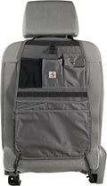 Carhartt Universal Nylon Duck Automotive Seat Back Organizer, Organization for Work and Kids, Gravel