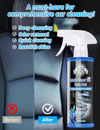 Car Cleaner Interior, Leather Cleaner Upholstery Interior Ceaning Kit Carpet Dashboard Shiny Car Stuff for Vinyl,Plastic,Fabr