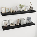 Dreamland 55 Inches Floating Shelves for Wall, 9.8" Deep Long Floating Shelves Set of 2, Large Display & Storage Shelf, Wall 