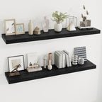 Dreamland 55 Inches Floating Shelves for Wall, 9.8" Deep Long Floating Shelves Set of 2, Large Display & Storage Shelf, Wall 
