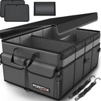 FORTEM Trunk Organizer For SUV Car Trunk Organizer, Foldable Storage, Car Accessories for Women Men, Collapsible Bag, Perfect C