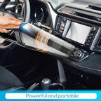 SYAYVO Portable Car Vacuum Cleaner - 8000PA/100W/DC12V Corded Vacuum Cleaner Handheld Vacuum with Attachments, LED Light Clea