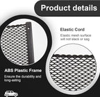 Frienda 4 Pcs Car Storage Net Bag, ABS Plastic Framed Mesh Net Holder, Phone & Cargo Organizer with Screws for Auto, Rv, Boat, Truck Pocket Storage (16 x 8 Inch)