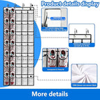 over the door shoe organizer,2025 upgraded,over the door shoe organizer,35 Huge clear pockets,over door shoe organizer,Store 