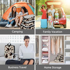 7 Pcs Compression Packing Cubes for Travel, Waterproof Suitcase Luggage Backpack Organizer with Toiletry Bag Travel Essential