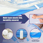 Travel Vacuum Bags with Electric Pump, Vacuum Travel Bags for Luggage and Suitcase, Clothes Clothing, Medium 10 Pack