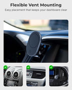 Magsafe Magnetic Phone Car Mount - Magnetic Cell Phone Holder for Car - Perfect for Magsafe Compatible Device iPhone 12-17 & iPhone Air, Galaxy, Smartphone - for Air Vent