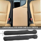 Car Seat Gap Filler Universal for Car SUV Truck Accessories Seat Gap Blocker Fit Organizer Fill The Gap Between Seat and Console Stop Things from Dropping Pack of 2 Black