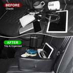 Car Cup Holder, Back Seat Car Organizer, Truck Bed Organizer, Couch Cup Holder Expander for Sofa Bed, Boat Tray, Organizer Holds Drinks, Snacks, Cell, Phone for Boat Sofa Truck