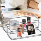Amazing Abby - Glamour - 2-Pack Acrylic 1-Compartment Makeup Organizer, Transparent Plastic Lipstick Holder, Perfect Bathroom