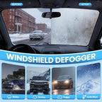 Glass Anti Fog Spray for Car Windshield - Windows Defogger Instantly Prevents Fog on Glasses, Car Windows & Mirrors - Streak-