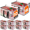 RoomHacks Clear Heavy Duty Extra Large Moving Bags, Reinforced Handle and Double Zipper, Storage Bags Alternative to Moving B