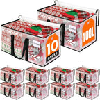 RoomHacks Clear Heavy Duty Extra Large Moving Bags, Reinforced Handle and Double Zipper, Storage Bags Alternative to Moving B