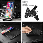 CAR PASS 30 PCS Bling Diamond Car Accessories Set for Women, Bling Steering Wheel Covers 15 Inch, Shining Rhinestone License Plate Frame, Sparkly Phone Holder, Cute Interior Set Decorations, Black