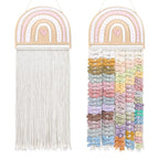 POVETIRE Headband Holder Bow Holder for Girls Hair Bows,Rainbow Hair Accessories Organizer Storage Wall Hanging Display for N