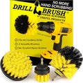 Drillbrush Drill Brush Attachment Set for Bathroom Cleaning – Power Scrubber Brush Kit for Tub, Tile, Shower, and Grout – All