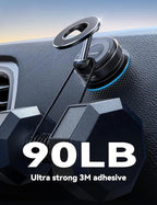 JOYROOM Magsafe Car Mount, Car Mount for iPhone with Strong Magnet, 360° Metal Strut Vacuum Suction Cup Phone Mount for iPhone 17 Air Pro Max/16 15 14 13 12 Series& Android Magsafe Case, Black