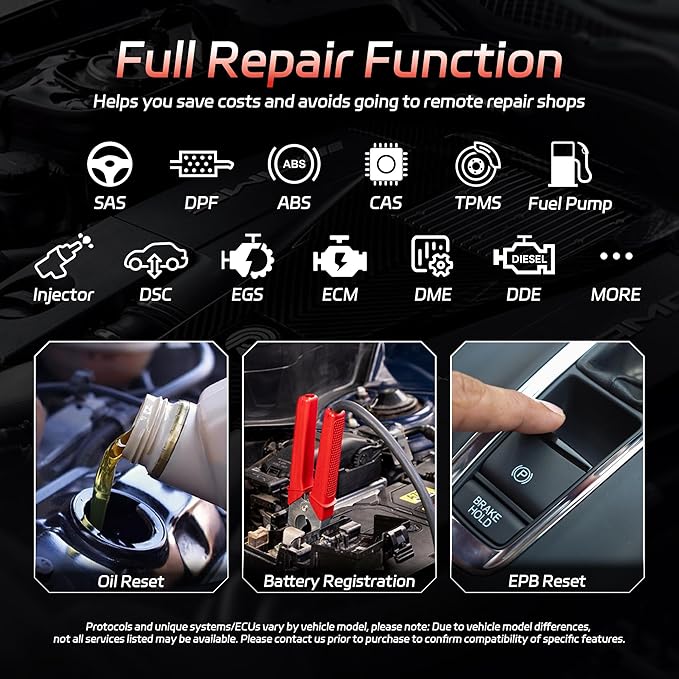 KONNWEI OBD2 Scanner Fit for BMW Mini, Battery Registration & Reset Tool for BMW Mini, Car Scanner Diagnostic Tool, Code Reader