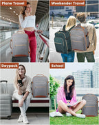 LOVEVOOK Travel Backpack for Women & Men 40L,Airline Approved Carry On Backpack Travel Essentials,TSA Carry on Luggage,Waterp