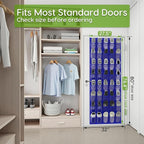 Unjumbly Over the Door Shoe Organizer with 40 Large Breathable Mesh Pockets, Space Saving Shoe Holder, Hanging Shoe Rack for 