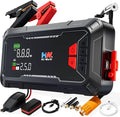 HW Car Battery Jump Starter with Air Compressor, [44.4Wh, 160PSI] True 2000A Portable Car Jumper Pack (8.5 Gas/6.5L Diesel), 12V Jump Box with Jumper Cables/Air Chucks/USB-C Cables-65W Fast Charging