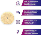 3M Wool Compounding Pad - Perfect-It 9 inch Quick Connect Pad 05753, 9 in