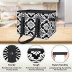 Reusable Grocery Bags Heavy Duty Shopping Bags Foldable Large Tote Bags with Long Handles & Hard Bottom