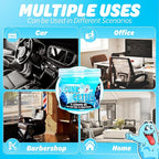 Gunk Getter 12 Pack Cleaning Gel for Those Hard to Reach Places, Automotive Cup Holder Electronic Keyboard Office, Slime Gel 
