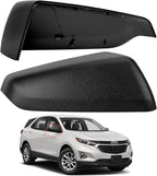 Passenger Side Mirror Cover Replacement for Chevrolet Equinox 2018 2019 2020 2021 2022 2023, for GMC Terrain 2018-2023 - Right Side Mirror Covers, Rear View Mirrors Cap Accessories Textured